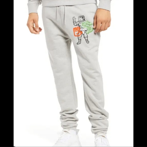 BILLIONAIRE BOYS CLUB MENS PANT BB CYCLE SWEATPANTS Size Large Gray - Picture 9 of 9